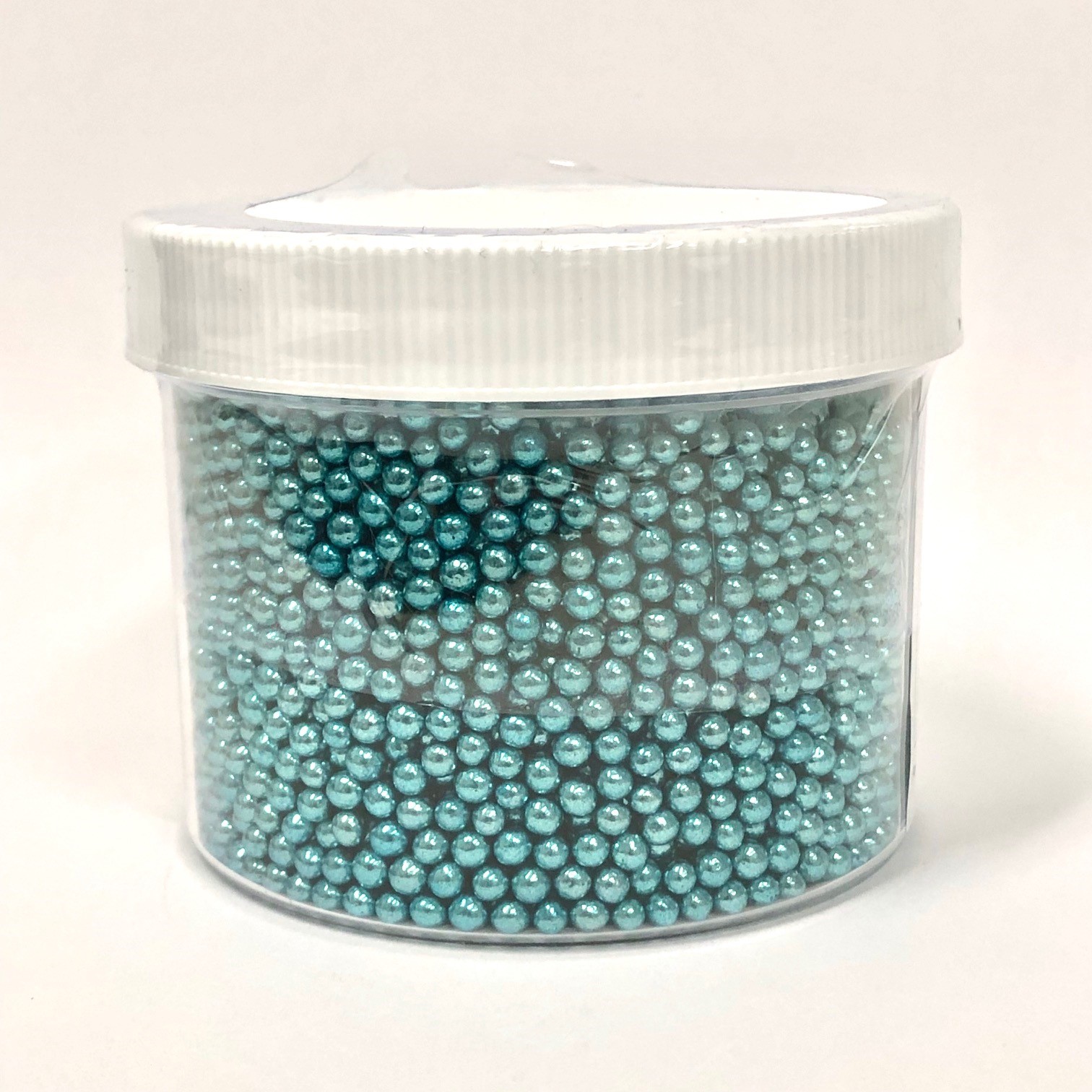 Dragee Metallic Turquoise 4mm - 250g by Confectioners Choice